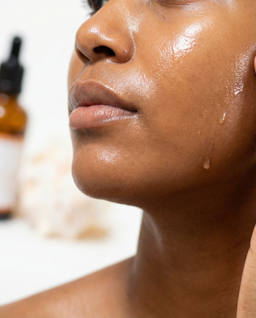 Freepik A Zoomin On A African Womans Jawline With A Health 50996 825x1024